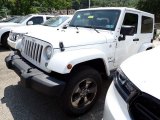 2017 Bright White Jeep Wrangler Sahara 4x4 #138960691