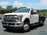 2017 Ford F350 Super Duty Lariat Crew Cab 4x4 Chassis Front 3/4 View