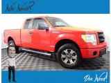 2013 Race Red Ford F150 STX SuperCab 4x4 #138974594