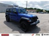 2020 Ocean Blue Metallic Jeep Wrangler Unlimited Sport 4x4 #138988457