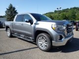 2020 GMC Sierra 1500 SLT Crew Cab 4WD Front 3/4 View