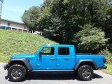 2020 Hydro Blue Pearl Jeep Gladiator Rubicon 4x4 #138999386