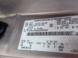 2017 E Series Cutaway Color Code for Ingot Silver - Color Code: UX