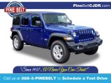 2020 Ocean Blue Metallic Jeep Wrangler Unlimited Sport 4x4 #138999404