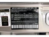 2020 GLE Color Code for Mojave Silver Metallic - Color Code: 859