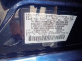 2016 Sentra Color Code for Deep Blue Pearl - Color Code: RAY
