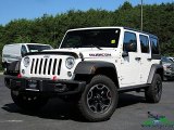 2017 Bright White Jeep Wrangler Unlimited Rubicon Hard Rock 4x4 #139021537