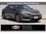 2017 Sonic Gray Pearl Honda Civic LX Coupe #139021634