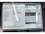 2020 Mercedes-Benz SLC 43 AMG Roadster Window Sticker