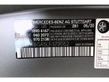 2020 SLC Color Code for designo Shadow Gray Magno (Matte) - Color Code: 281