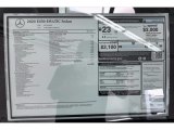 2020 Mercedes-Benz E 450 4Matic Sedan Window Sticker