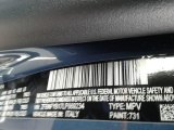 2020 500X Color Code for Blue Sky Metallic - Color Code: 731