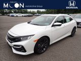 2020 Platinum White Pearl Honda Civic EX Hatchback #139054112