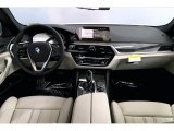 2020 BMW 5 Series 540i Sedan Ivory White Interior