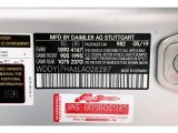 2020 AMG GT Color Code for designo Iridium Silver Magno (Matte) - Color Code: 982