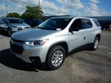 2020 Silver Ice Metallic Chevrolet Traverse LS #139125488