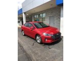 2020 Scarlet Red Pearl Hyundai Elantra SEL #139137670