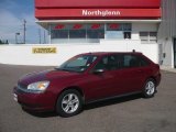 2004 Sport Red Metallic Chevrolet Malibu Maxx LS Wagon #13881606