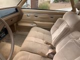 1987 Chevrolet El Camino Conquista Saddle Interior