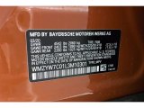 2020 Countryman Color Code for Chestnut - Color Code: C1V