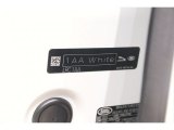 2020 Range Rover Velar Color Code for Fuji White - Color Code: 1AA