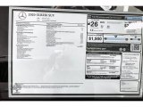 2020 Mercedes-Benz GLB 250 Window Sticker