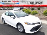 2020 Super White Toyota Camry LE AWD #139186081