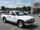 Bright White Dodge Dakota in 2002