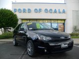 2009 Ebony Black Ford Focus SES Coupe #13884004