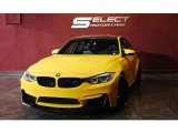 2017 Speed Yellow BMW M3 Sedan #139201874