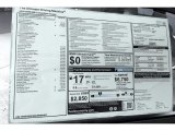 2020 BMW M8 Coupe Window Sticker