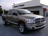 2007 Light Khaki Metallic Dodge Ram 1500 Big Horn Edition Quad Cab #13883578