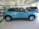 Laguna Blue Metallic Mitsubishi Outlander Sport in 2013