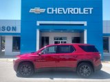 Cajun Red Tintcoat Chevrolet Traverse in 2020