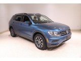 2019 Blue Silk Metallic Volkswagen Tiguan SE 4MOTION #139213426