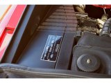 1977 Ferrari 308 GTB Coupe Info Tag