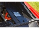 1977 Ferrari 308 GTB Coupe Info Tag