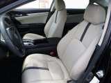 2018 Honda Civic LX Sedan Gray Interior