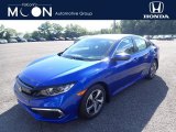 2020 Aegean Blue Metallic Honda Civic LX Sedan #139246036