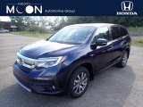 2021 Obsidian Blue Pearl Honda Pilot EX-L AWD #139246035