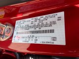 2020 Escape Color Code for Rapid Red Metallic - Color Code: D4