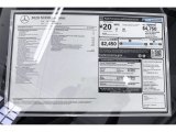 2020 Mercedes-Benz SL 550 Roadster Window Sticker