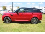 Firenze Red Metallic Land Rover Range Rover Sport in 2020