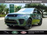British Racing Green Metallic Land Rover Range Rover Sport in 2020
