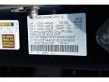2020 CR-V Color Code for Obsidian Blue Pearl - Color Code: B588PV