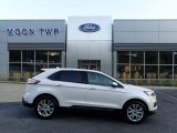2019 White Platinum Ford Edge Titanium AWD #139320543