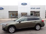 2019 Wilderness Green Metallic Subaru Outback 2.5i Premium #139346740