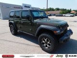 2021 Sarge Green Jeep Wrangler Unlimited Rubicon 4x4 #139355263