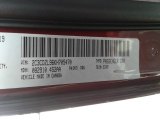 2019 Challenger Color Code for Octane Red Pearl - Color Code: PRV