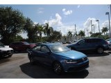 2017 Silk Blue Metallic Volkswagen Jetta SE #139371725